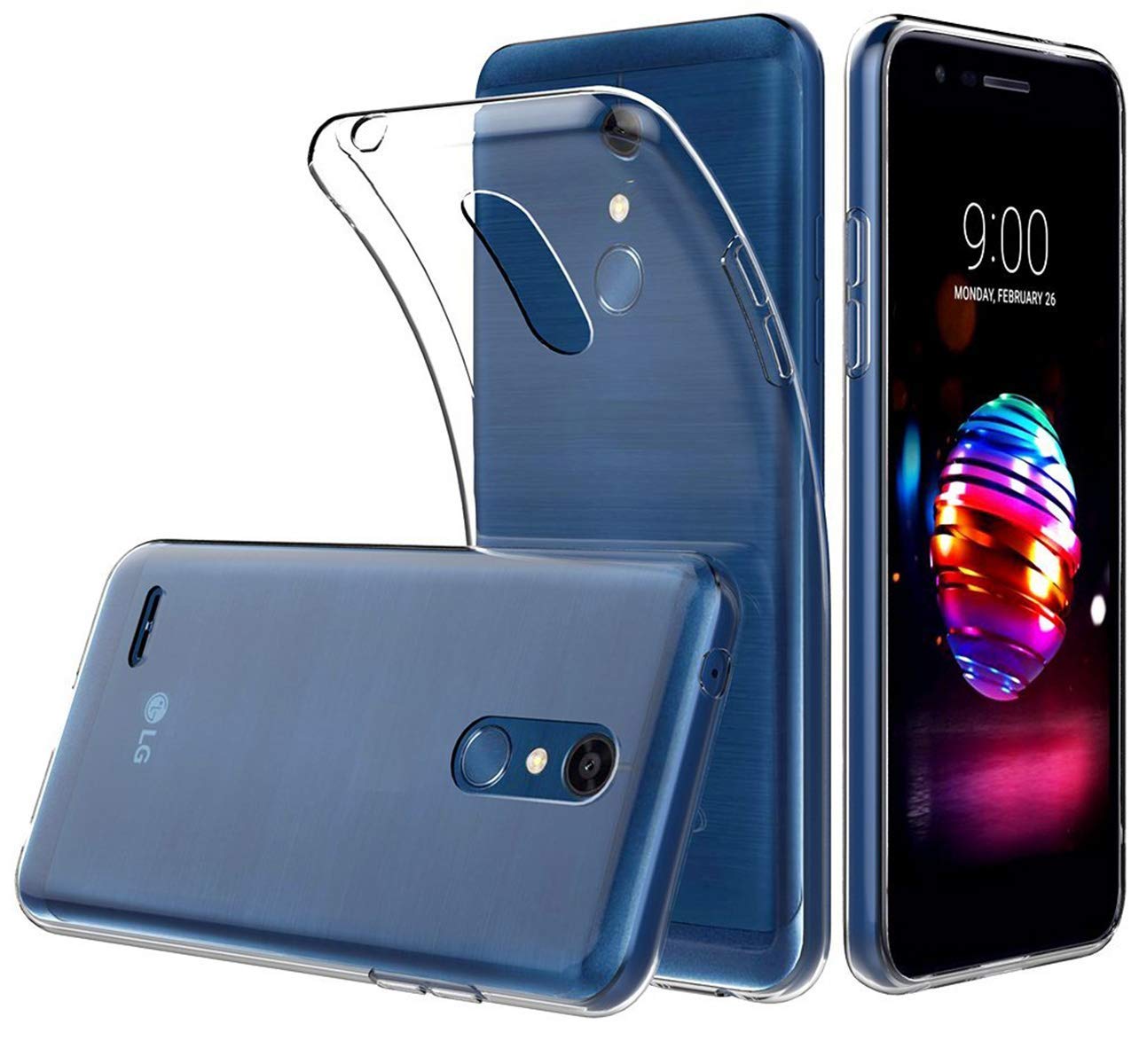 Tumundosmartphone Custodia Ultra Sottile In TPU 0,5 Mm Per LG K11 – Trasparente E Morbida - 3