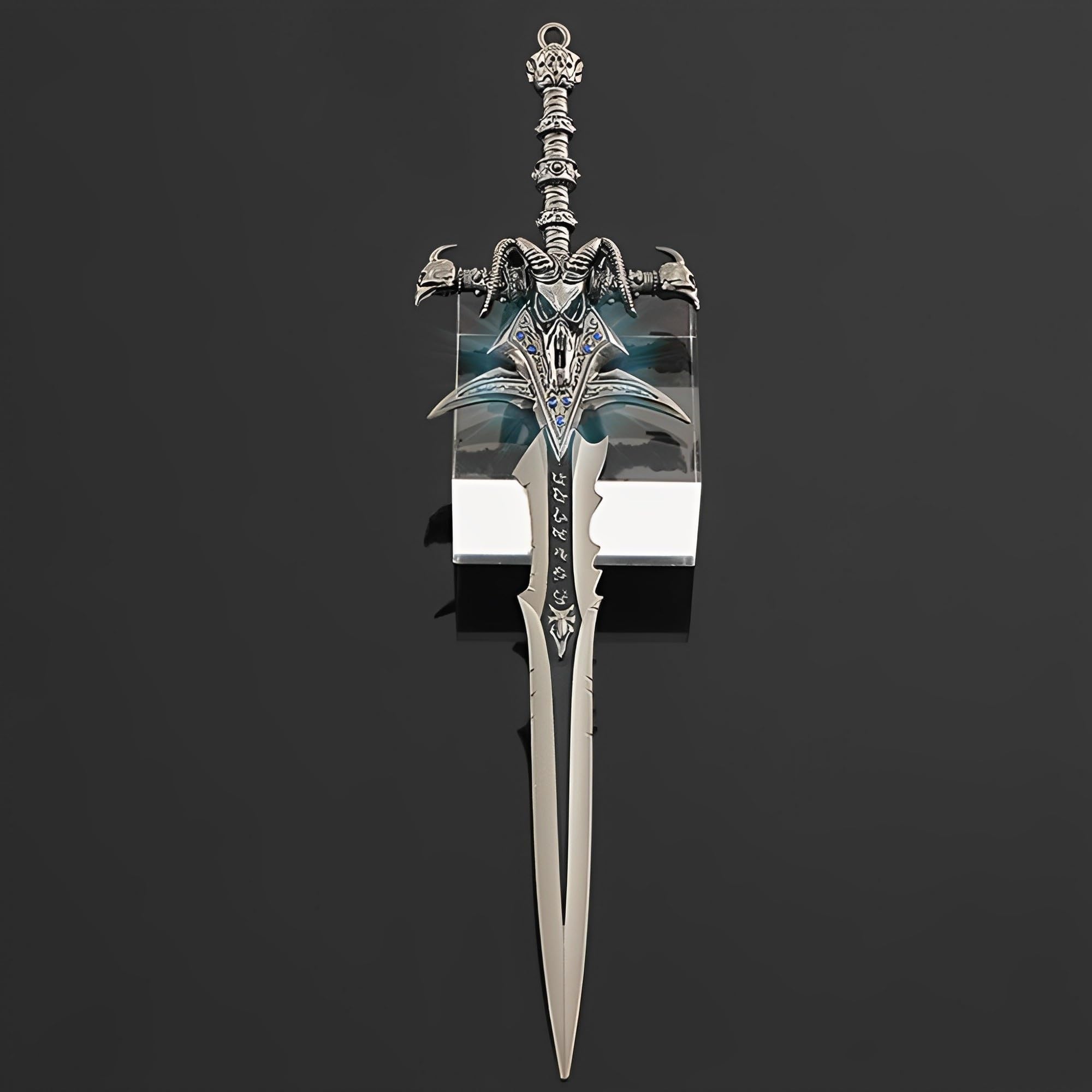 Figurine Anime, Modelli in Miniatura di Personaggi Giochi Fantasy con Supporti, Ashbringer, Frostmourne, Gorehowl