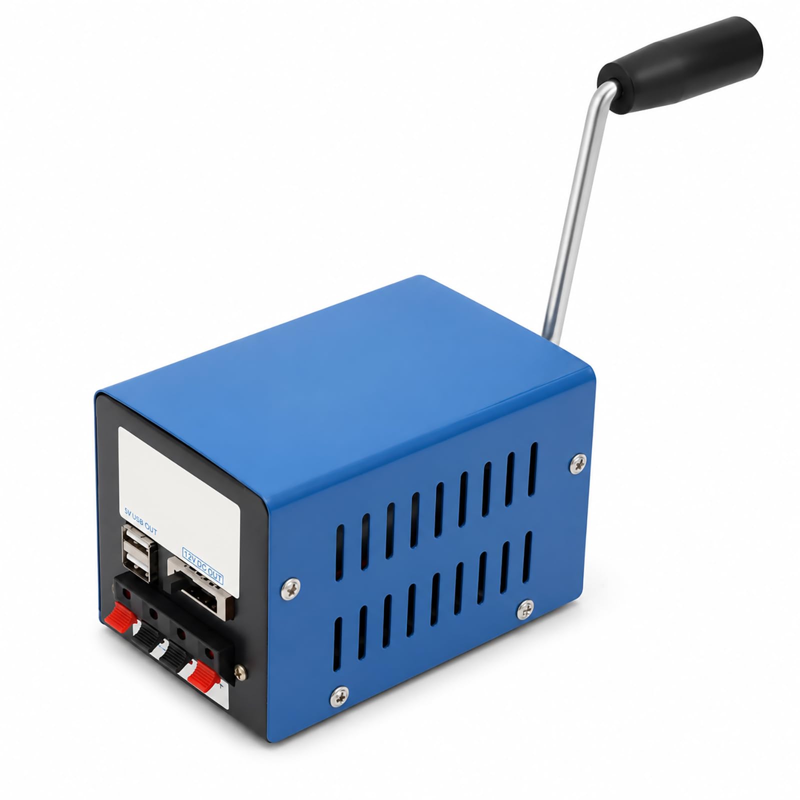 Przenośna elektrownia, przenośny generator, generator korby ręcznej, ręczny generator korbowy, nadaje się na kemping, podróże, do przeżycia, aktywności na świeżym powietrzu i sytuacji awaryjnych