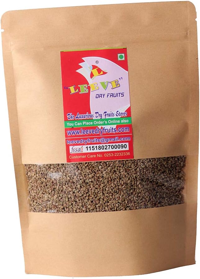 CAROM SEEDS WHOLE Ajwain Trachyspermum Ammi Ayurveda - 200g