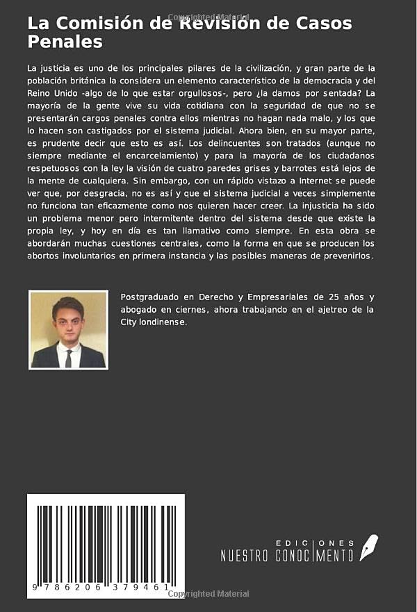 Miniatura 2 de La Comisión de Revisión de Casos Penales Un complemento eficaz al proceso de apelación penal (Spanish Edition)