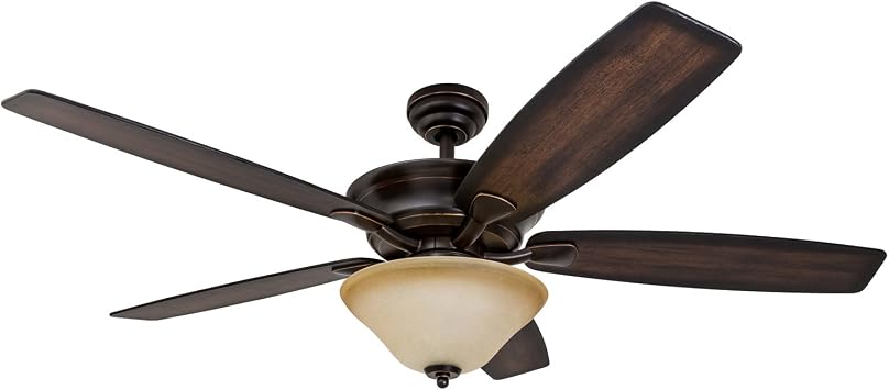Prominence Home 50346-01 Morgantown, Traditional Ceiling Fan Brushless DC Motor, Remote Control