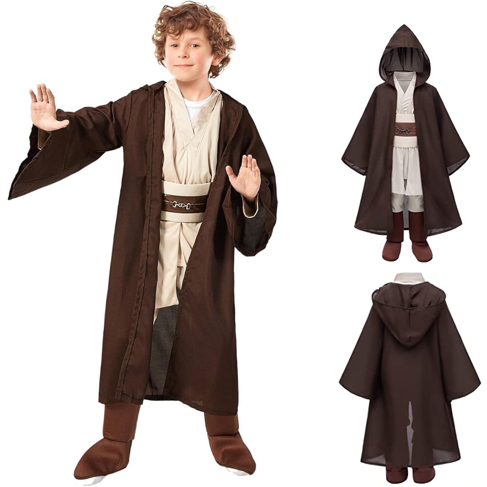 Darth Vader Kostüm Kinder Halloween 5PCS Ritter Uniform Kapuzenrobe