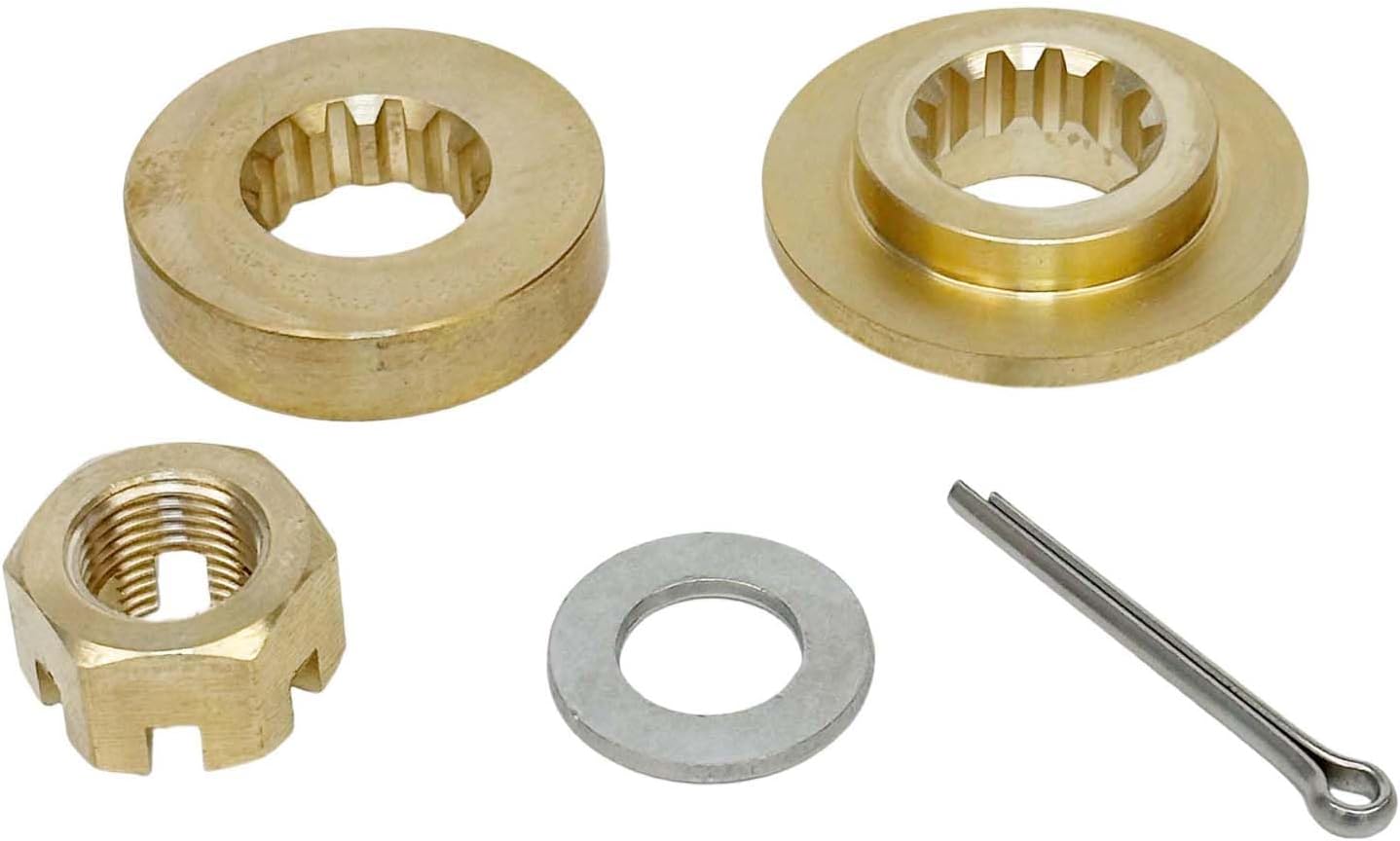 Propeller Hardware Install Kit fit Yamaha Outboard 60HP-85HP Engine Motor Thrust Washer/Spacer/Washer/Nut/Cotter Pin 688-45987-01 90171-16011