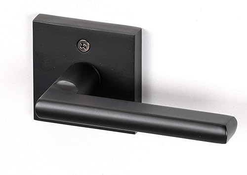 Linkaa Manijas de puerta con cerradura de puerta manija de puerta de níquel manchado con cerradura de puerta con llave juego de manijas de puerta de