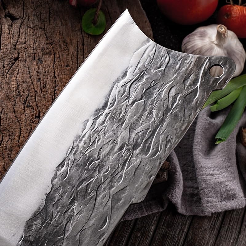 DAXXIN Meat Cleaver,Cleaver Knife, Forging Boning Knife Meat Cleaver Japanese High Carbon Steel Knife Hand-Made Chef Tang Sliced With Kitchen Knife Butcher Knife