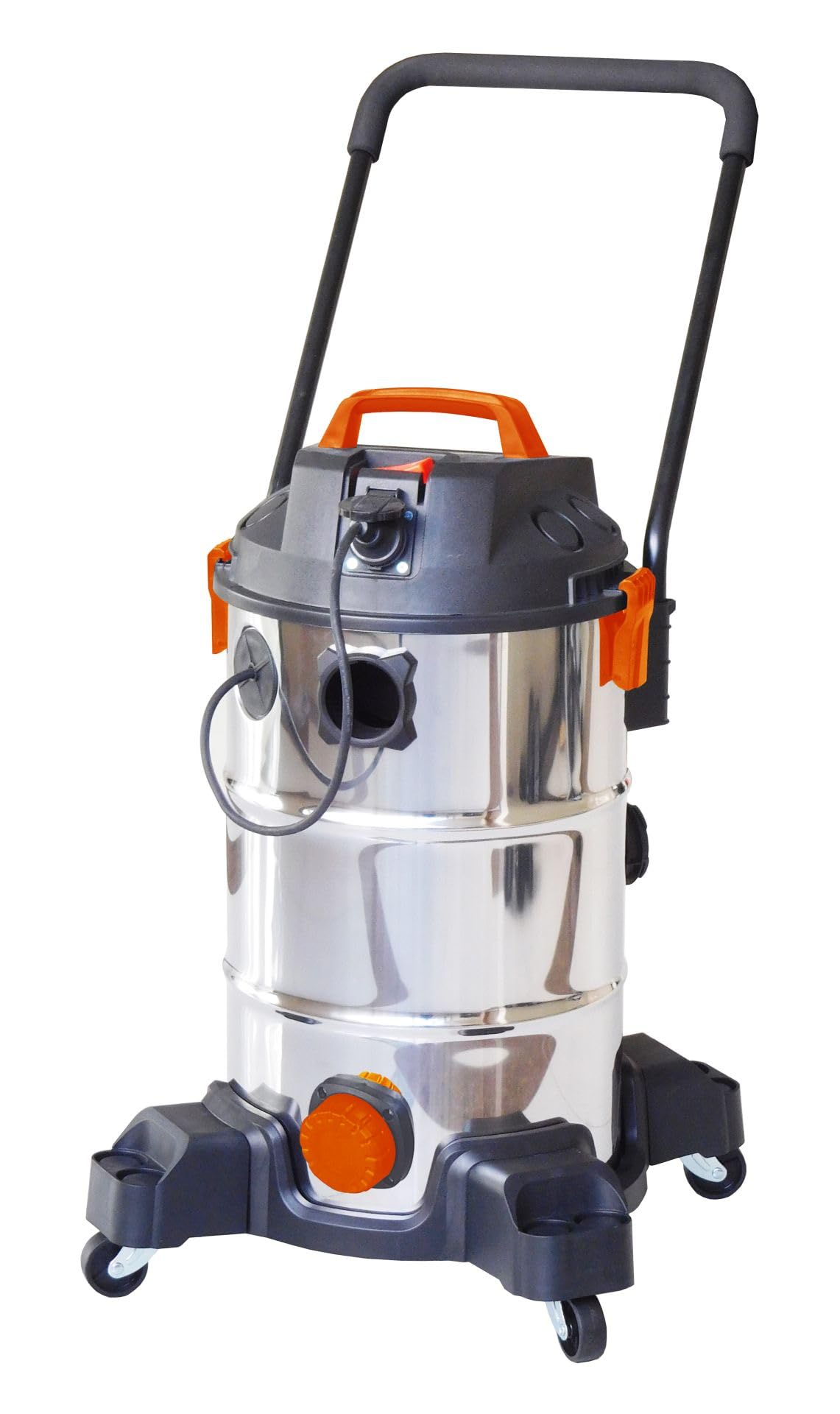 Schlammsauger mit Tauchpumpe VM-35L1200W – 35L Teichsauger für Gartenteich & Pool – 1200W Nass- und Trockensauger mit 11.500 l/h Schmutzwasserpumpe & Düsen-Set