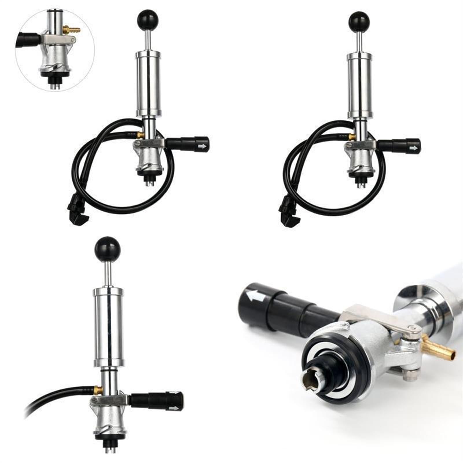 bierbrauset Heavy Duty Bierfasszapfpumpe Kegerator Party Taps S System 4 Zoll Heimbrau-Sets