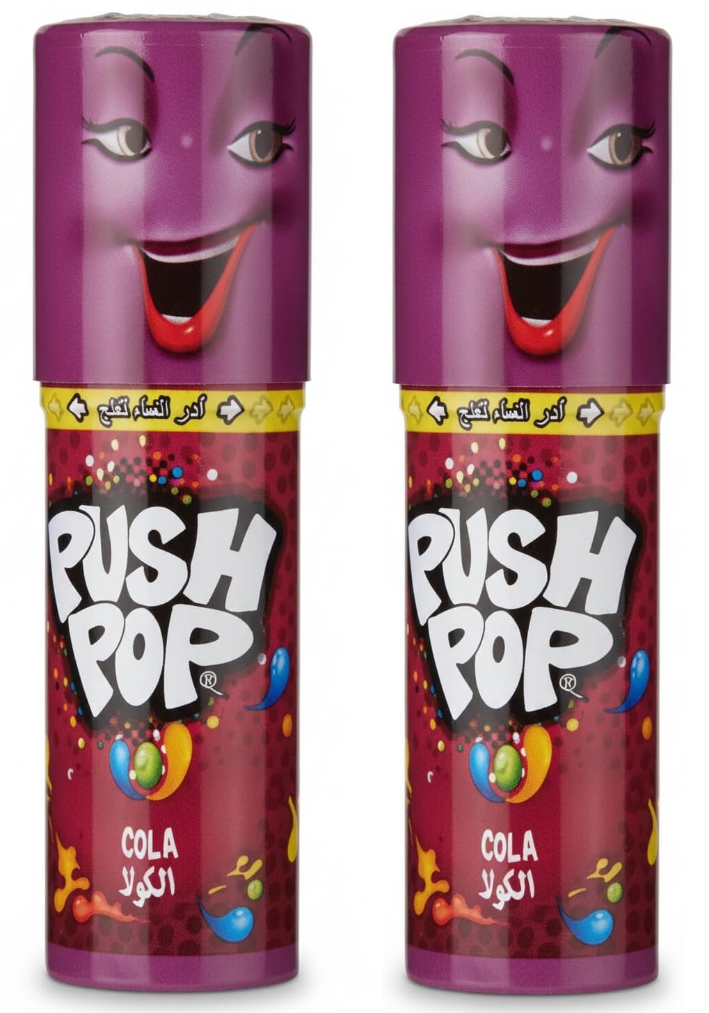 Bazooka Candy Brand, Push Pop Cola Candy, Push Pop Dispenser, Each 15g X 2 Pack (Product Of Thailand) From DECADENT-image-7