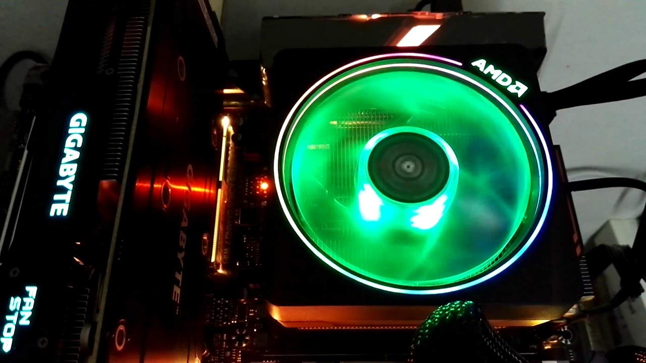 AMD - Brandclub - AMD Wraith Prism LED RGB Cooler Fan from Ryzen 7