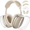 4 in 1 for AirPods Max Cover, Anti-Scratch Case for AirPods Max 2/1 (2026/2024/2020), Ear Cup Covers/Headband Cover/Ear Pad Cover/Top Cover - (E-Transparent Starlight)