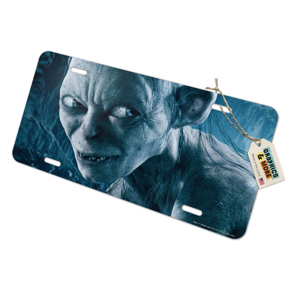 GRAPHICS & MORE The Lord of The Rings Gollum Character Novelty Metal Vanity Tag License Plate