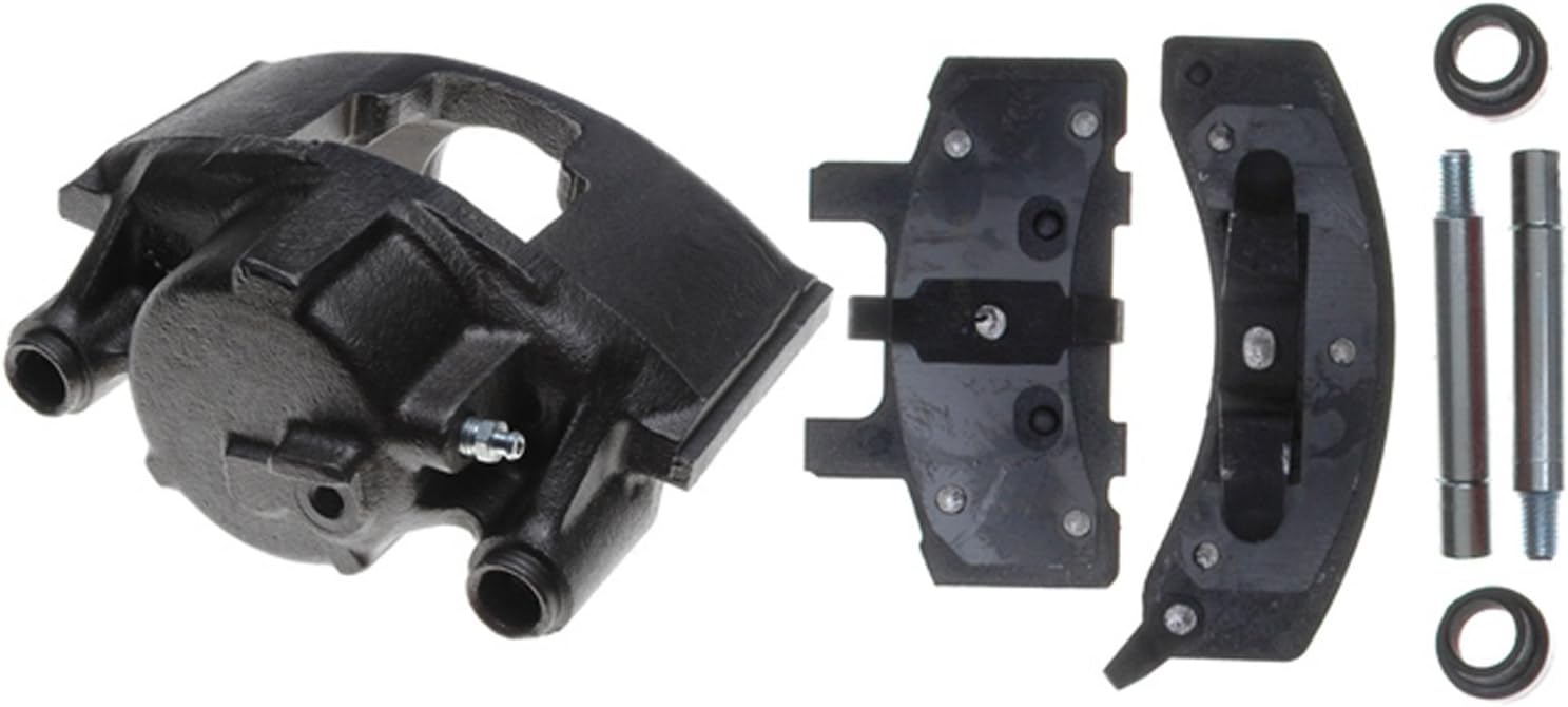 ACDelco Professional 18R746 (18035935) Front Driver Side Disc Brake Caliper Assembly with Semi-Metallic Pads (Loaded Non-Coated)