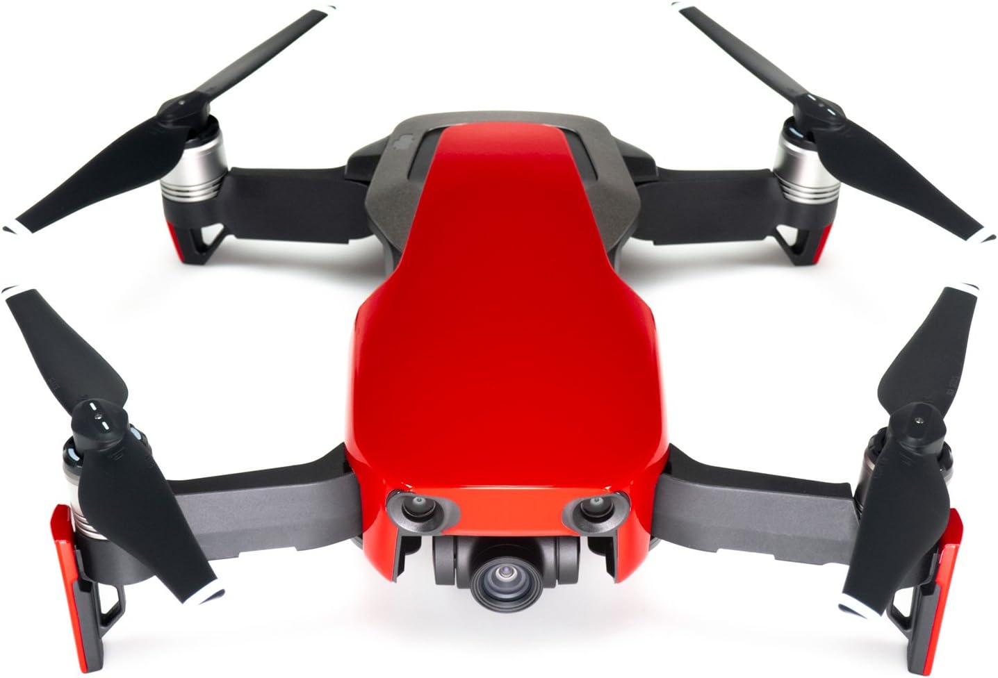 Wrapgrade Poly Skin Compatible with DJI Mavic Air | Unit A: Colored Parts and Rear Trim (Super RED)