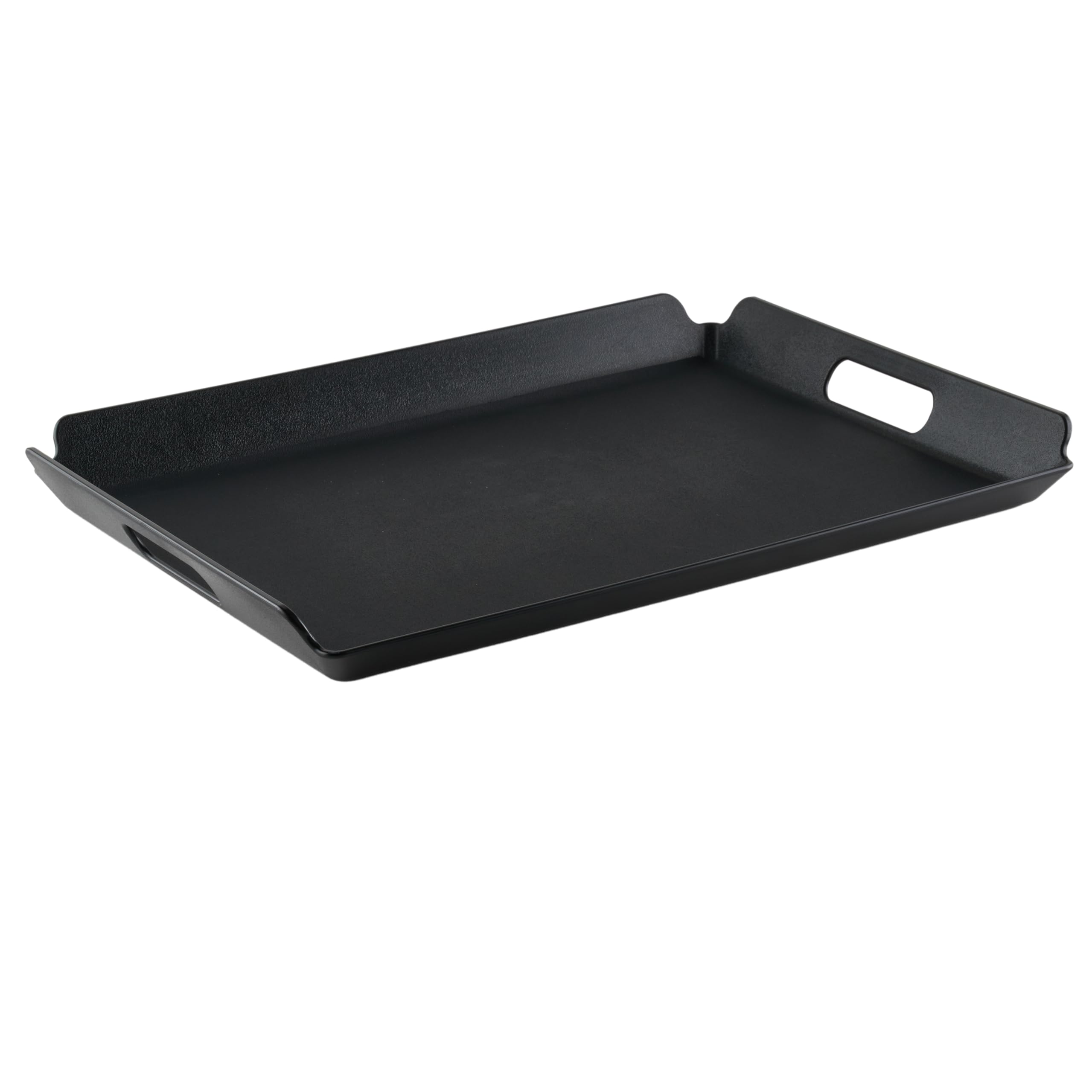 GET RST-1523-BK Bandeja Antideslizante para Servicio de Habitaciones, 15.25 x 21.25 Pulgadas, Color Negro
