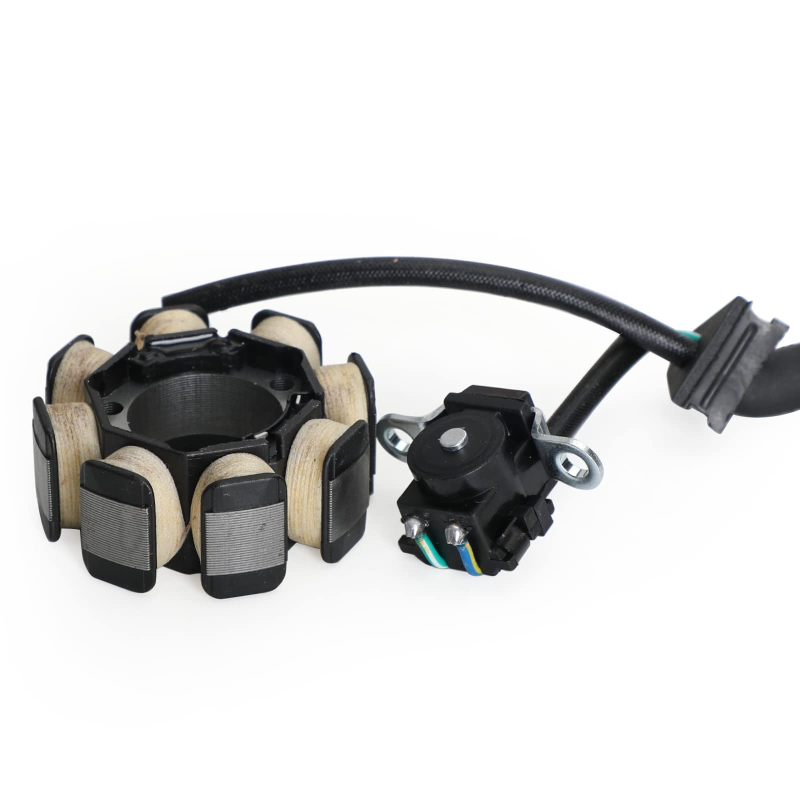 Topteng Bobina statorica del generatore Magneto con guarnizione fit per Honda CRF 450 R CRF450R 2005-2008, Assy statorica: 31120-MEN-730, 31120-MEN-731, 31120-MEN-A11