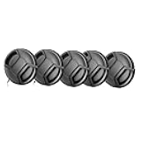 1-5Pcs Camera Lens Cap with Hanging Strap DSLR Lenses Cover 49/52/55/58/62mm(58mm)