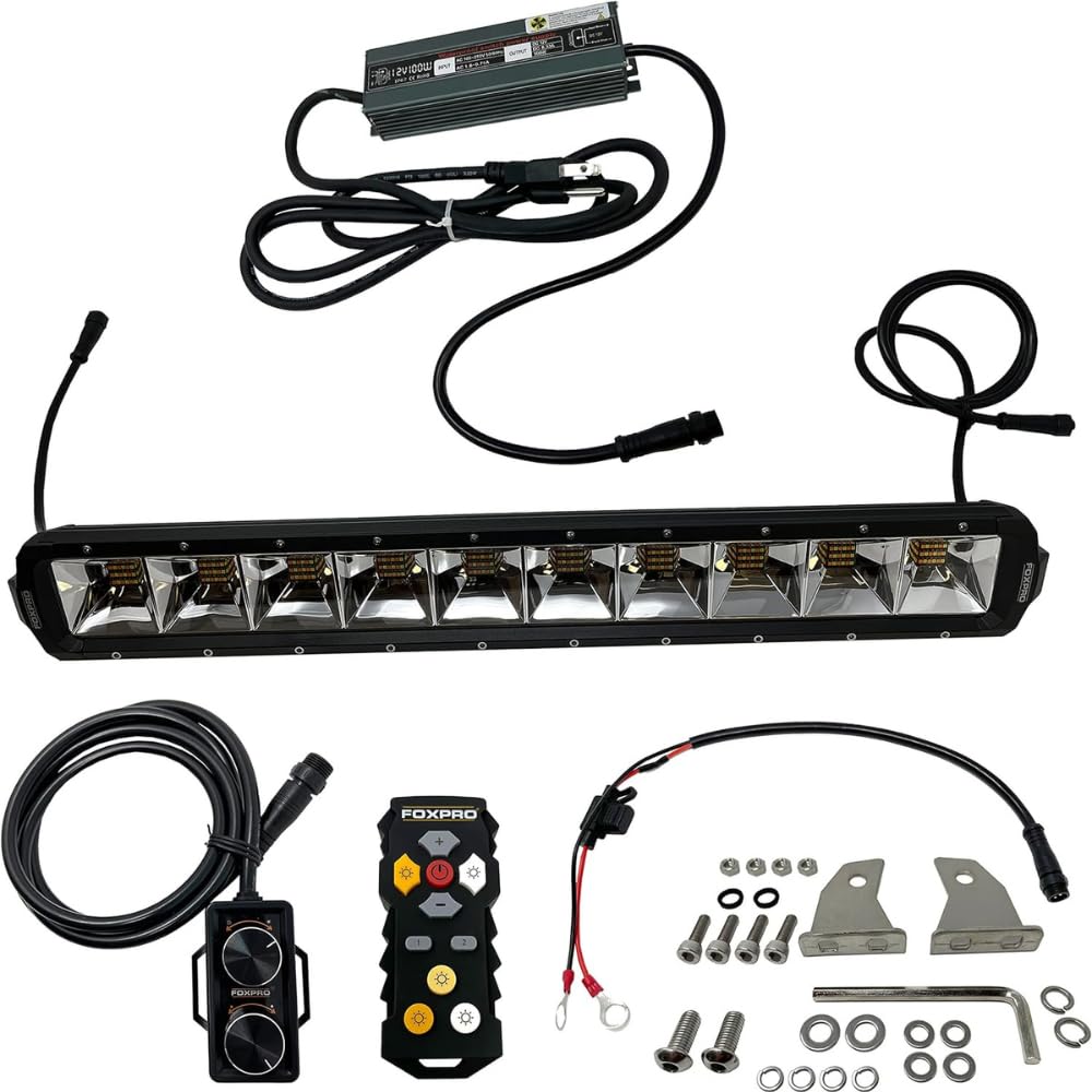FOXPRO Mudcutter Bowfishing LED Light — Add-On Light Only | Adjustable Color & Brightness, Remote Compatible