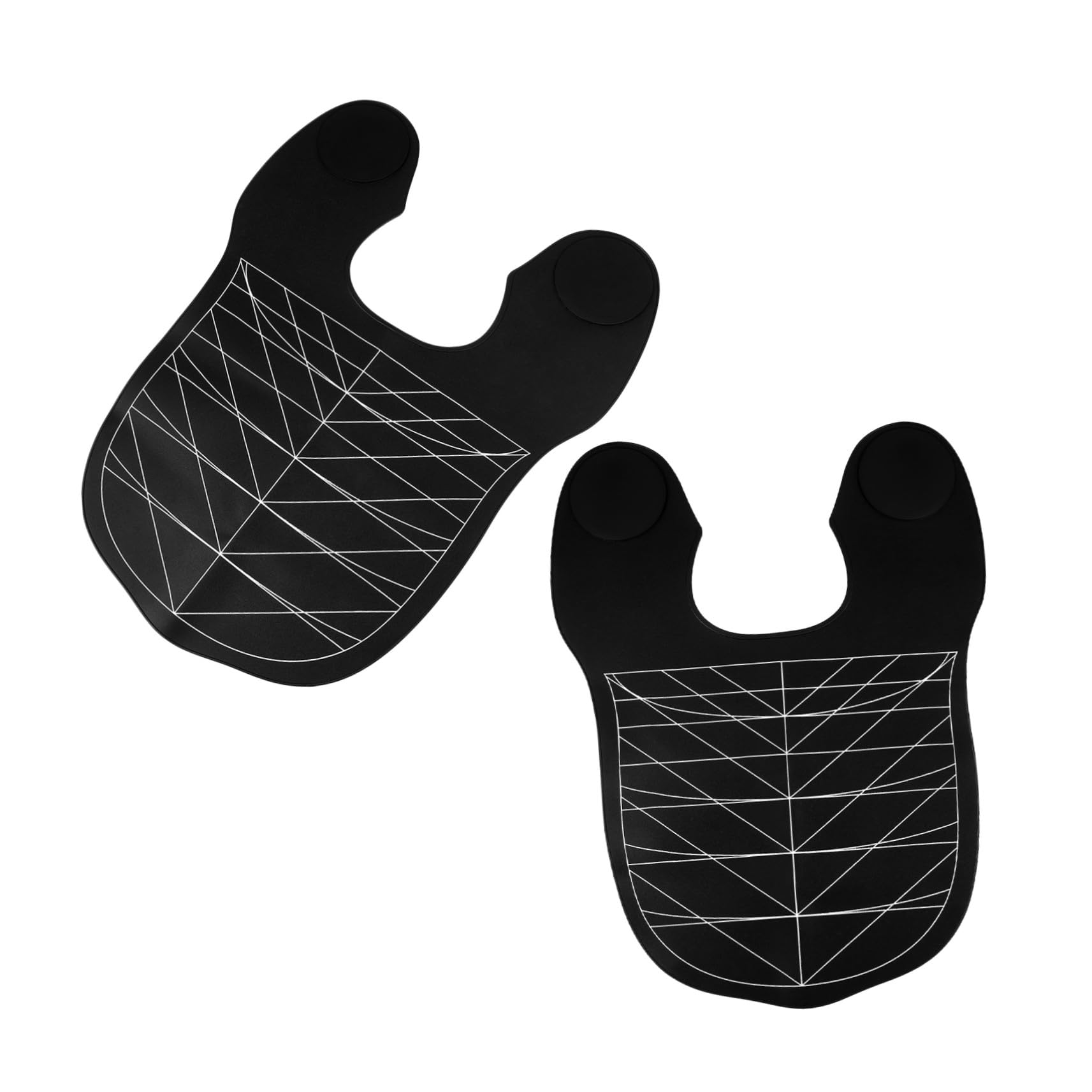 Healeved 2 Sztuki Farbowanie włosów szal Zapasy do cięcia włosów Cape Cape Black