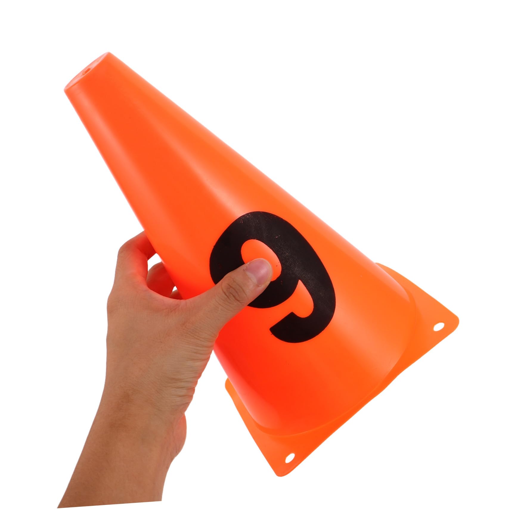 Anneome 10 Piezas Conos de Entrenamiento Numerados Deportes Conos Pequeños Resistentes para Práctica de Agilidad Interior y Exterior Marcadores Versátiles para Fútbol y Baloncesto