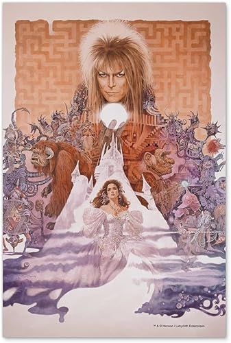 Miniatura 5 de GRAPHICS & MORE Arte de película Laberinto Rey Duende Jareth David Bowie Arte de pared Póster de papel decorativo Decoración del hogar