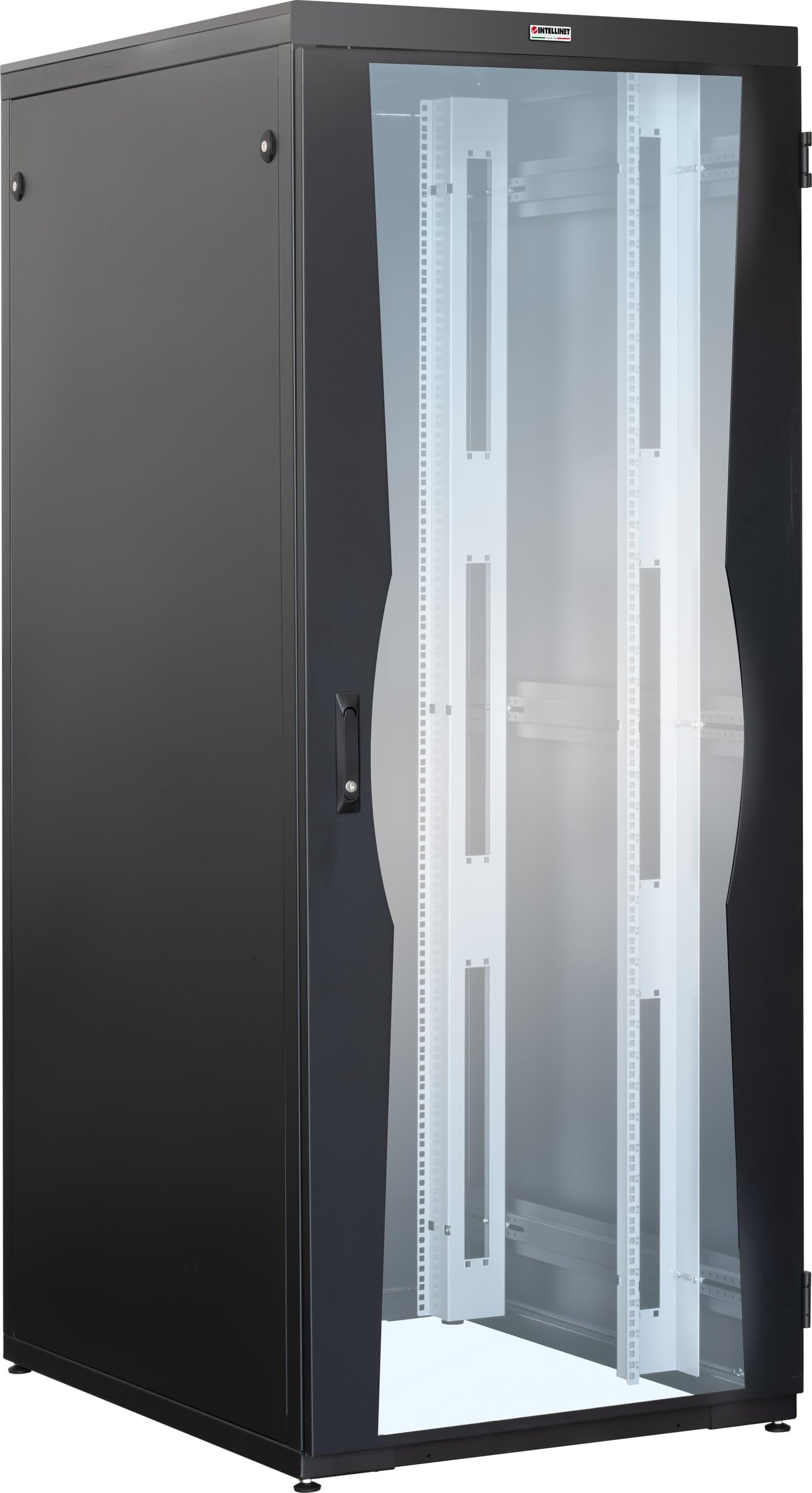 Intellinet 927307 Armadio NetRack 19" 800x1000 42 unità Nero Porta Grigliata da Assemblare