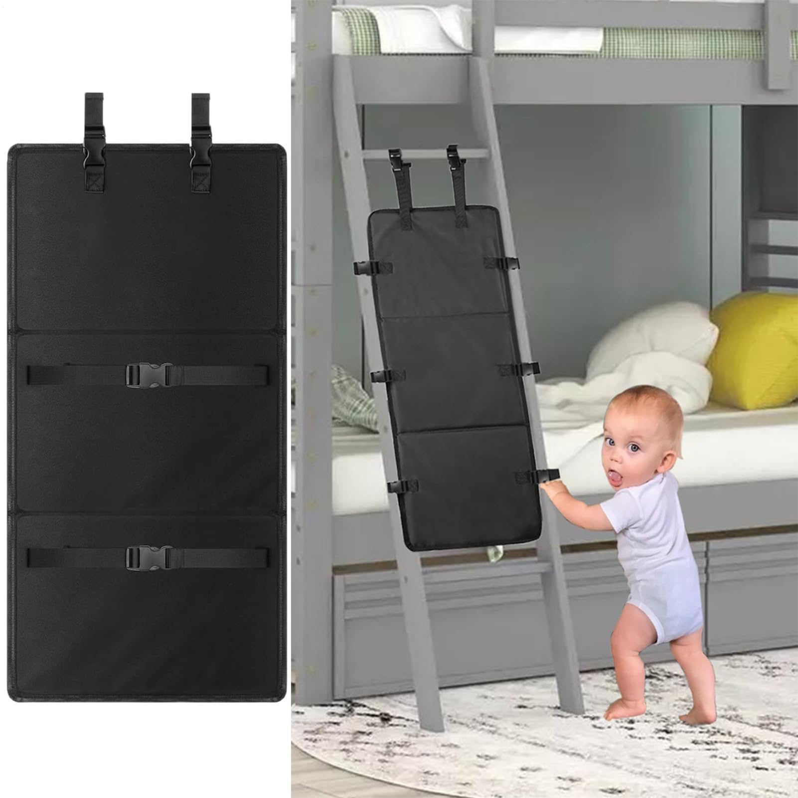 Cubierta de seguridad para escaleras, protección anticaídas para niños, alfombrilla de seguridad antideslizante para escalones, parque infantil, piscina, ático, protector de seguridad infantil para