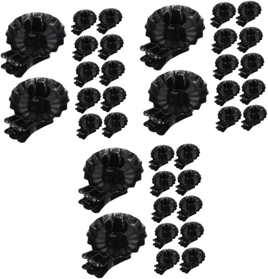 60pcs Vintage Metal Candle Holder Clips Stable Christmas Table Candle Holders for Holiday Parties Unique Design for Weddings and Home Decor Lightweight Candleholder Clips