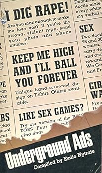Mass Market Paperback Underground Ads Book