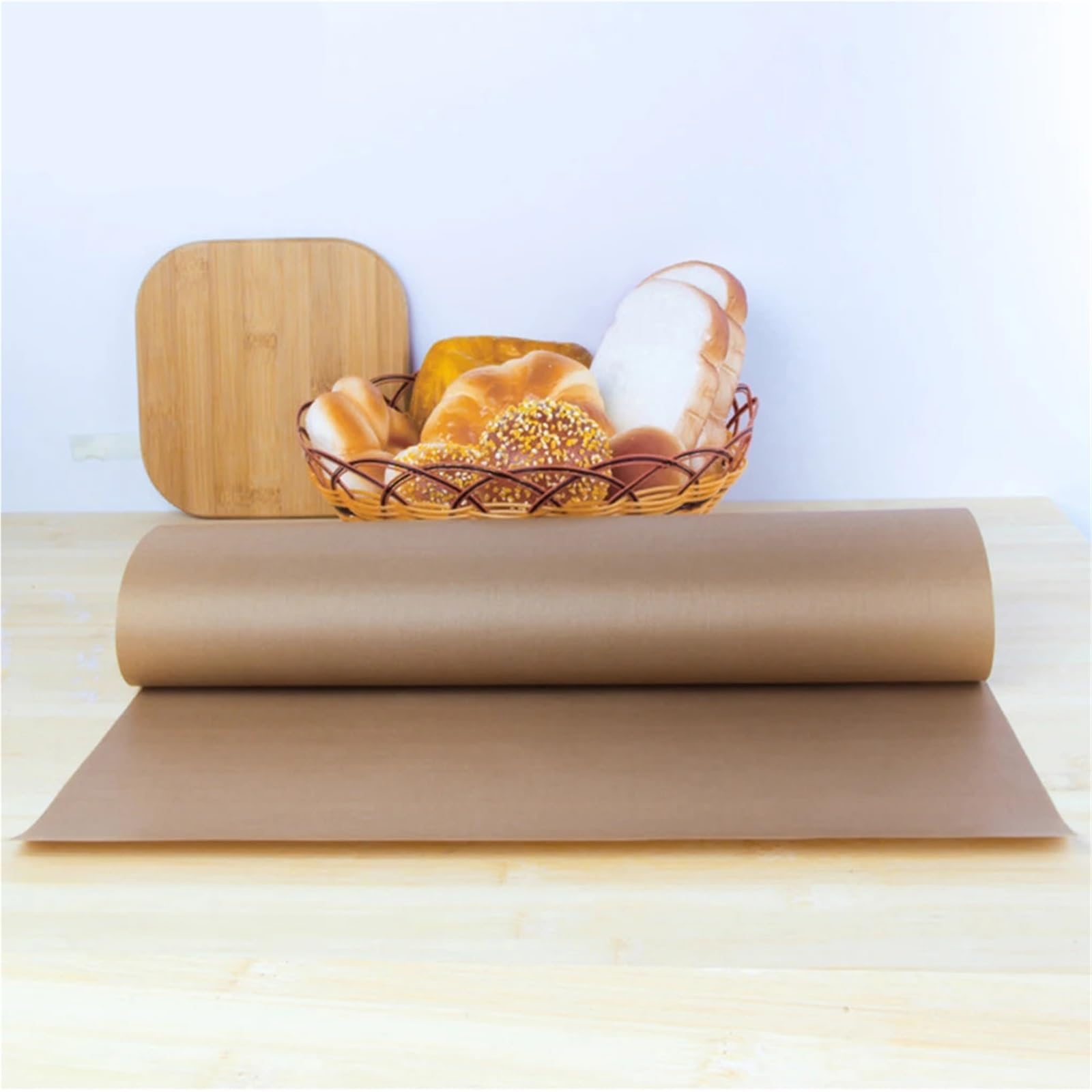 Ofenmatte 4 Stück Antihaft-Backmatte, wiederverwendbar, hochtemperaturbeständig, for Backofen, Mikrowelle, Grill, Backmatte(White 30x40cm)