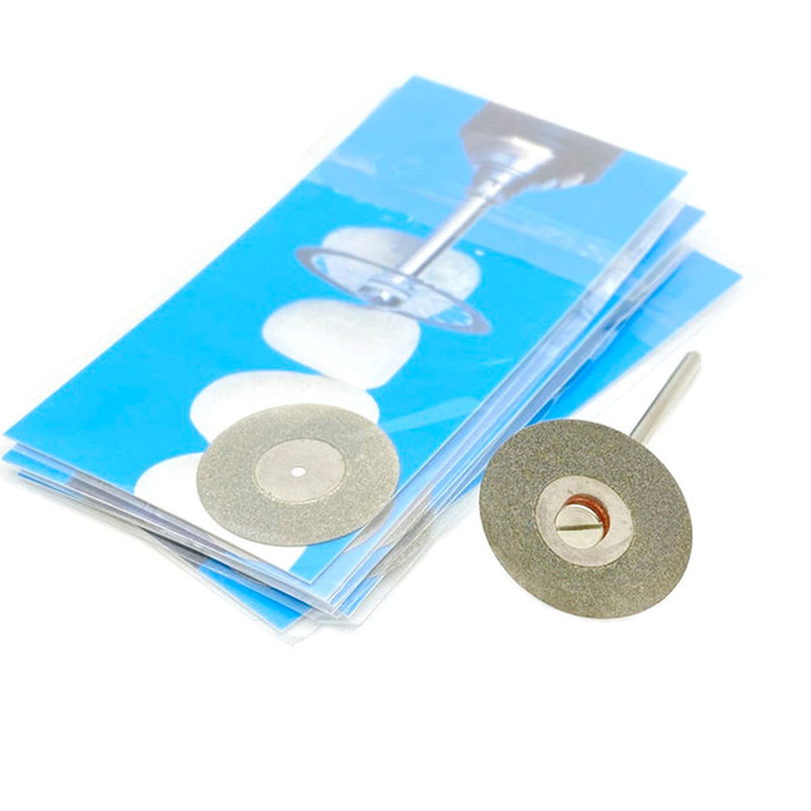 Amazon.co.jp: 5個のpcs歯科用超薄型両面砂の磁器ダイヤモンド