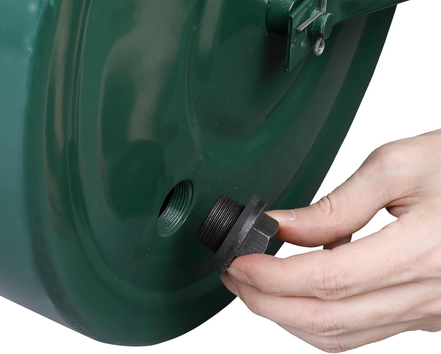 24inch Manual Lawn Roller - 13Gal Water Filled Push/Tow Behind Garden Roller, Water/Sand Filled Roller for Lawn, Garden, Backyard