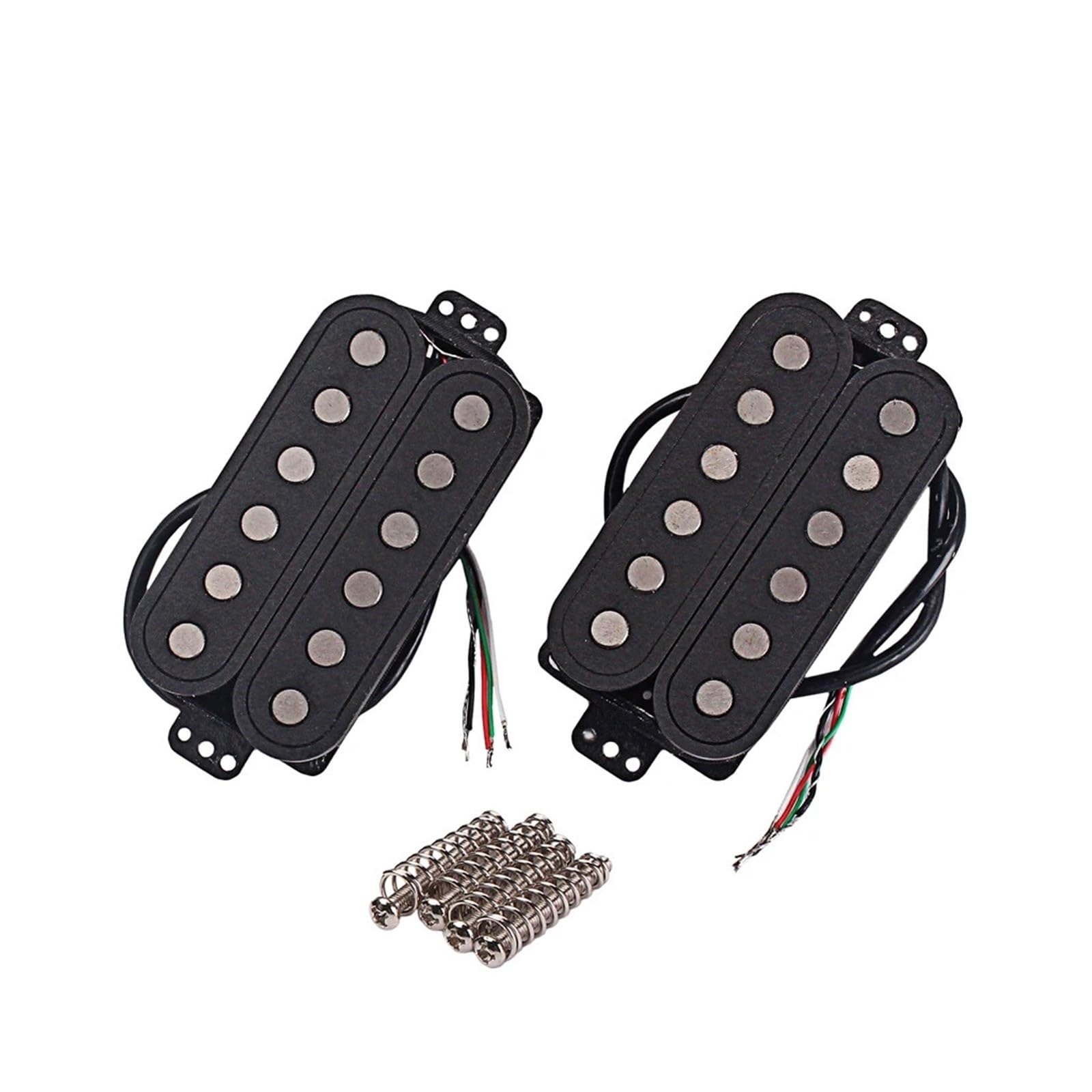 Juego de pastillas Humbucker fibra Alnico 5 imanes cuatro conductores cableados