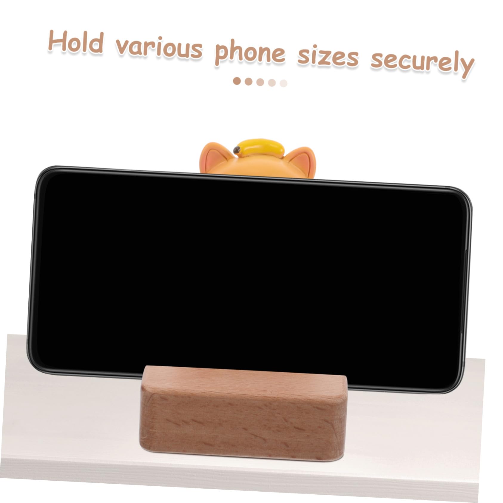 5 Pezzi Supporto Telefono Scrivania Piccolo e Stabile con Statua Cane Shiba Decorazione Vivace per Smartphone per e Casa