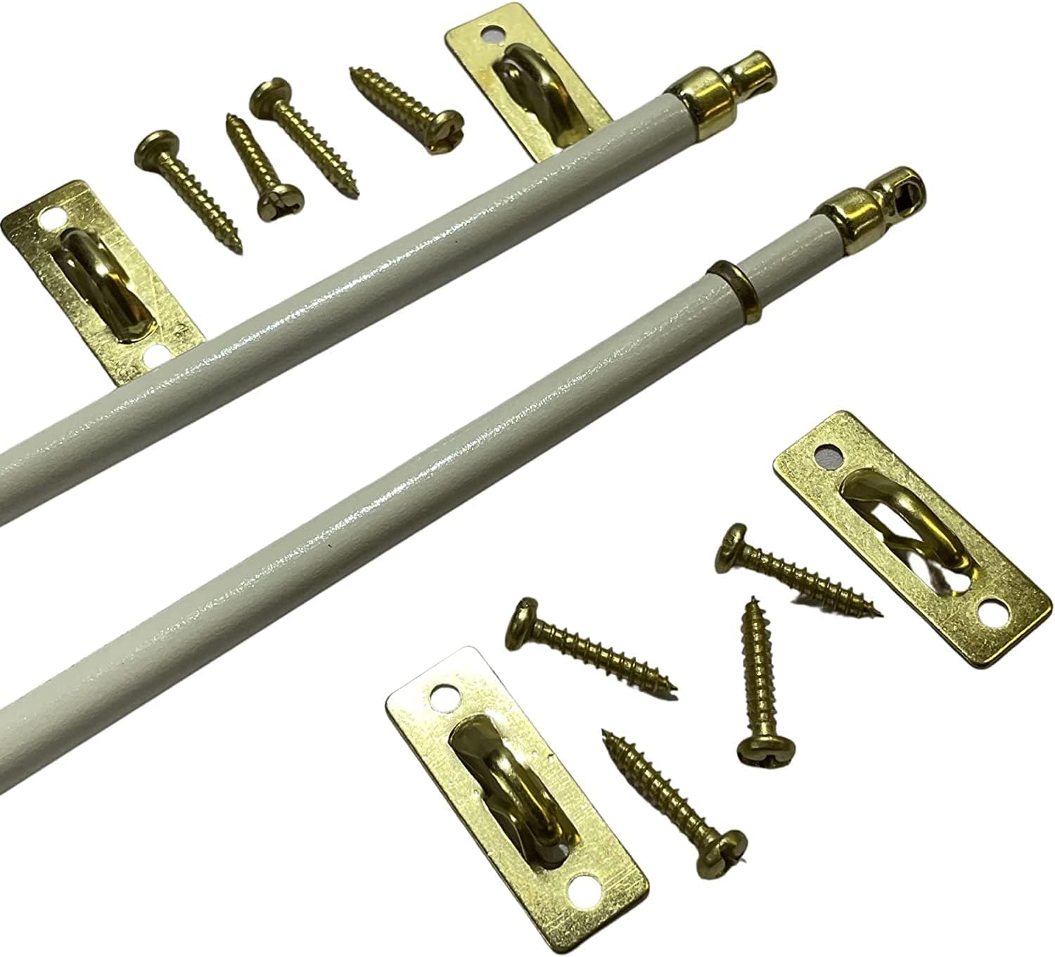 Buy swivel end sash rods, 4 pack, by Amazing Drapery Hardware (1119, 4