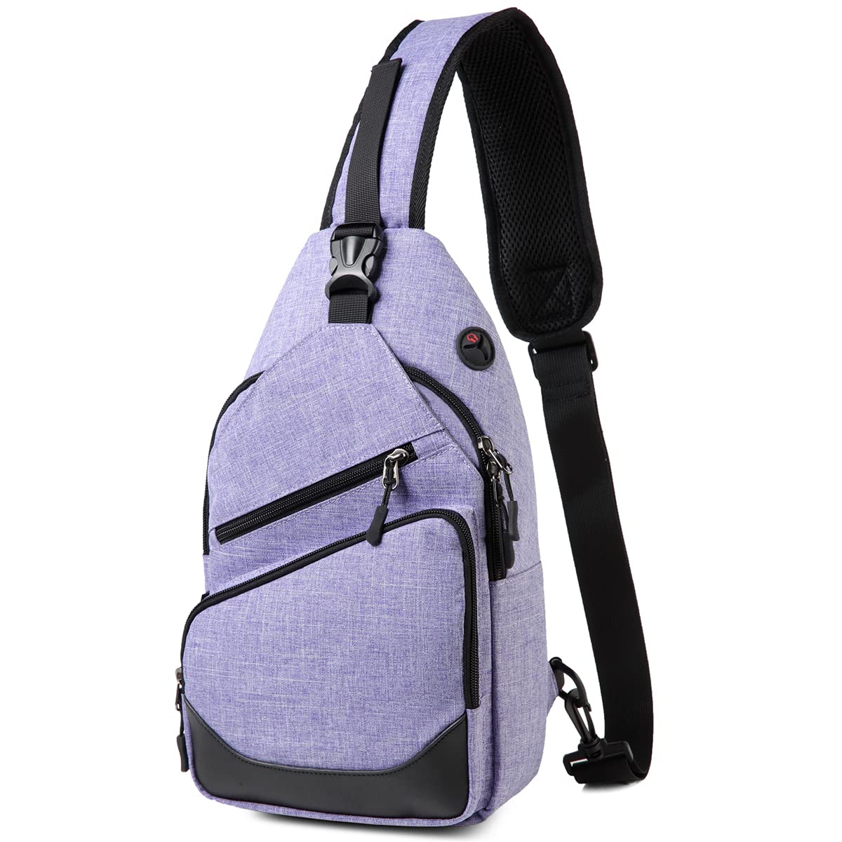 VASCHYSling Bag for Men Women, One Strap Over the Shoulder Cross Body Backpack Chest Bag for Hiking/Travel/Outdoor