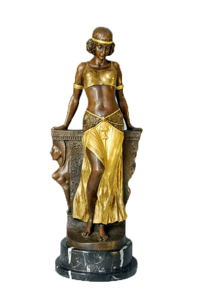 銅  彫刻  美女  芸術銅像  銅人  置物 Amazon.co.jp: Toperkin 美しい女性銅像 金の像彫刻家の装飾 TPE