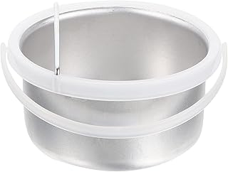 VILLCASE Candles Wax Warmer Inner Pot, Wax Pot Wax Warmer Replacement Tin, Hair Removal Waxing Aluminium Pot Wax Melting Container Candle