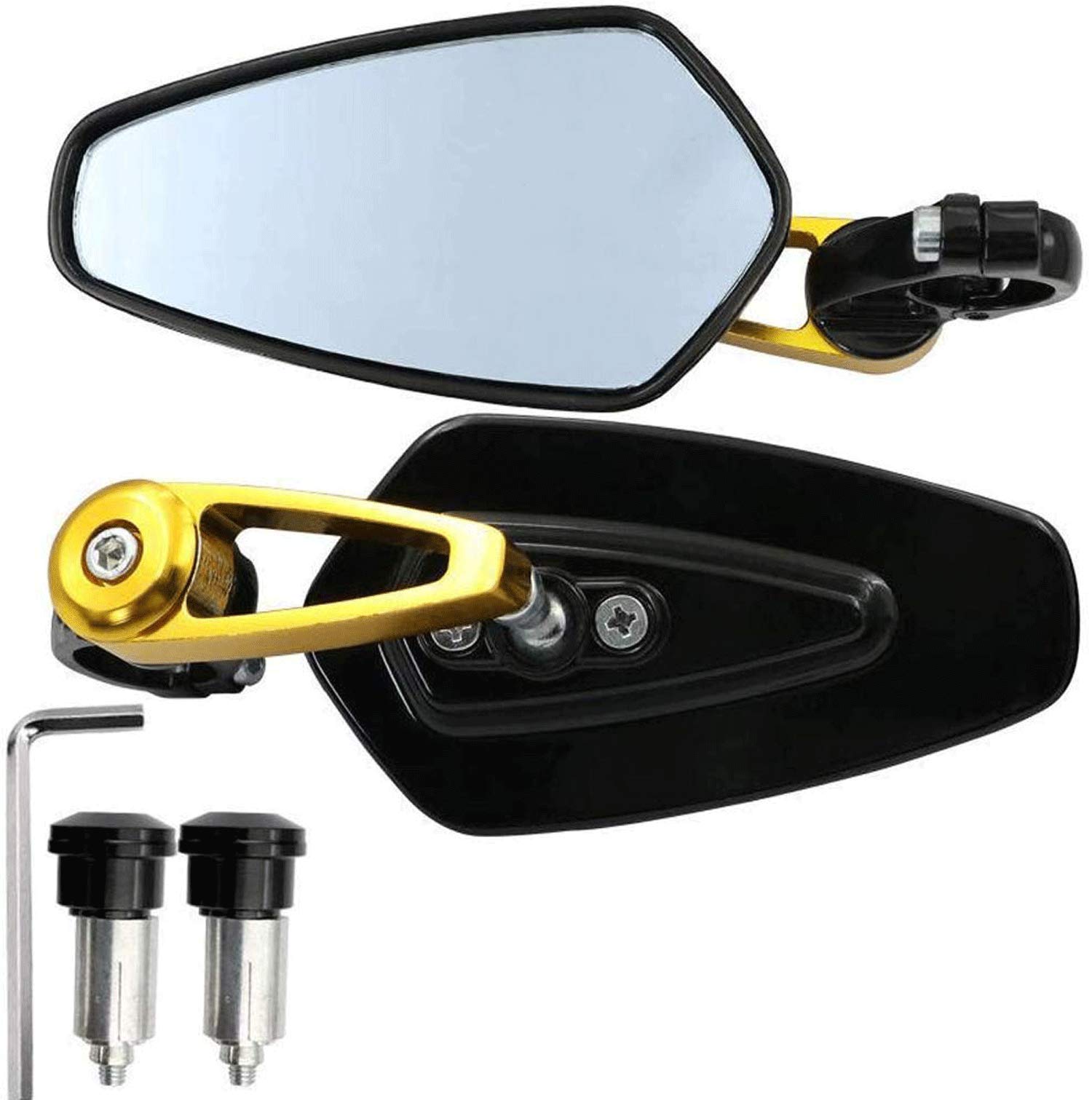 バイクミラー クロームメッキ 2個セット 【公式通販】