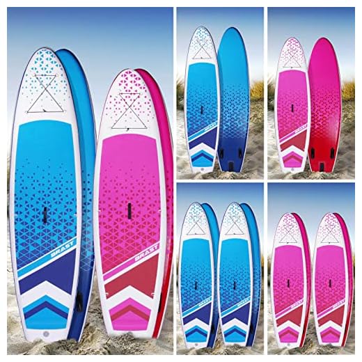 Brast Tabla Paddle Surf Dude &Amp; Lady Capacidad 110 &Amp; 120Kg + 2 Remos Telescópicos + 2 Mochilas + 2 Bombas + Kit De Reparación. Paddle Surf Hinchable Para Hombre Y Mujer, Para Principiantes Y Expertos