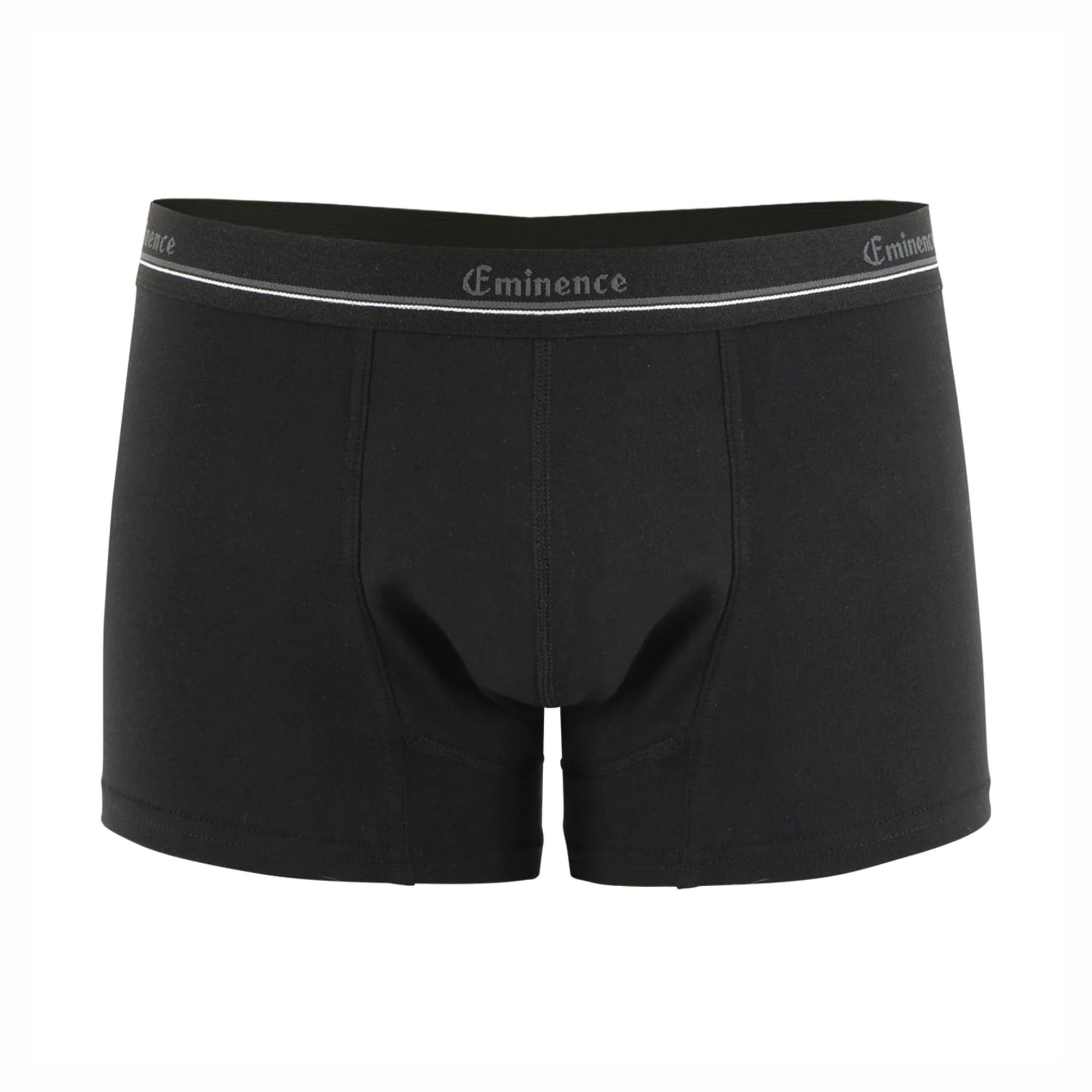 Boxer Sanitario Assorbente da Uomo, Cotone Elasticizzato, Dispositivo Medico, Anti Odore, Invisibile 4 Strati Piccole Perdite Urinarie, Incontinenza (Nero, XXL)