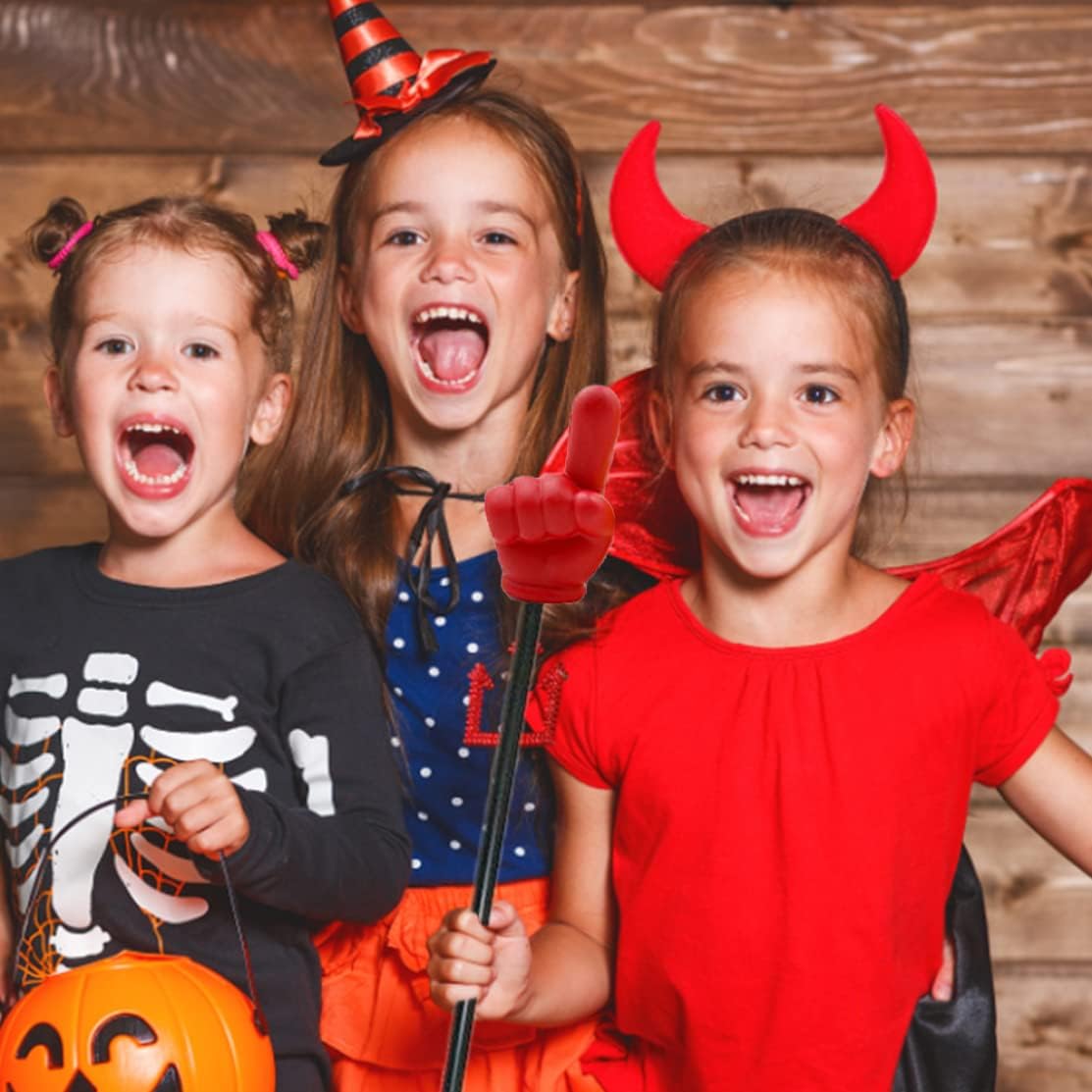 VumSyme Indoor and Outdoor Decoration, Pointing Stick Indication Stick with Index Finger Teachers Pointer for Party 2PCS Yellow Red Fashion Decoration Items : Office Products