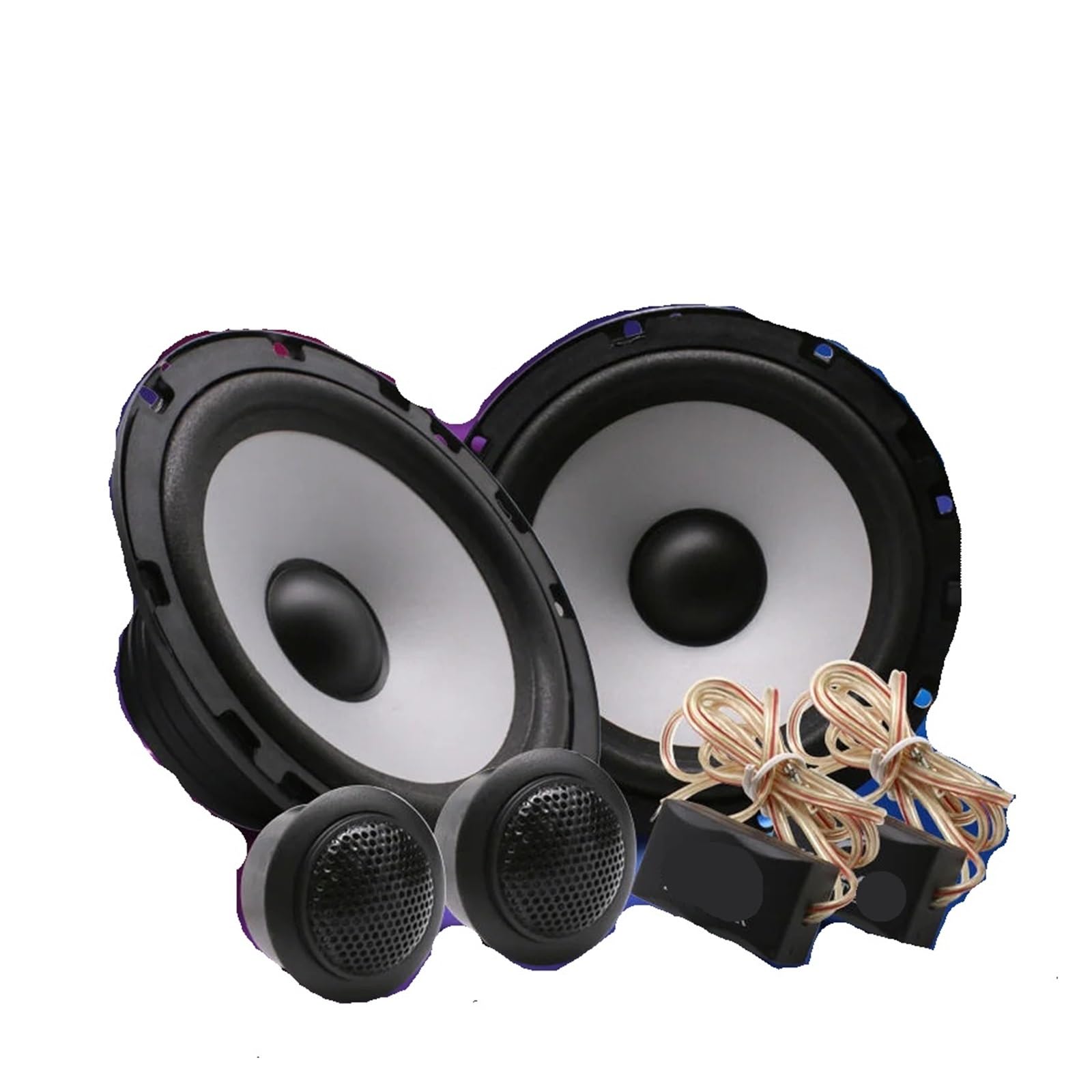 6.5 Inch Car Speaker Set High Power RMS 50W MAX 150W HiFi Sound Mass Car Horn Sets Car Audio Modification of