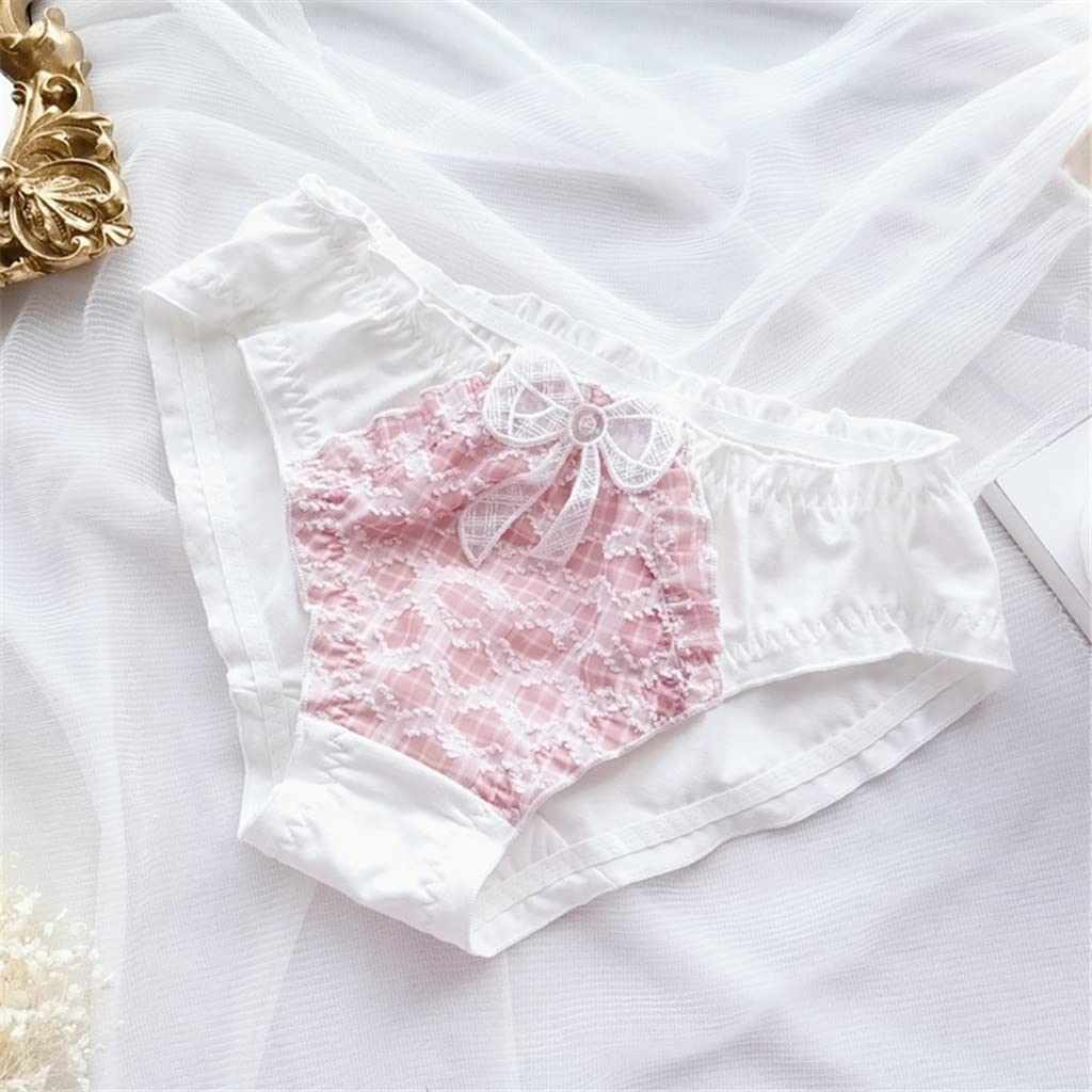 3 szt. Wygodne białe majtki Plus rozmiar śliczne Kawaii seksowna opaska dziecięca bielizna-majtki