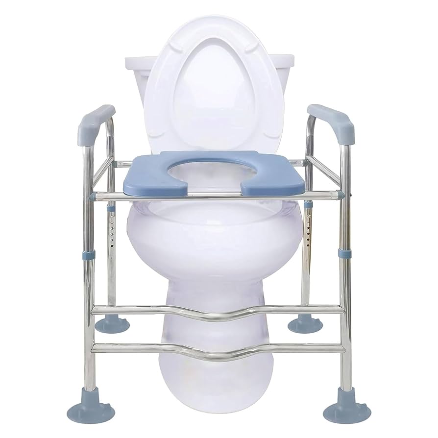 介護用のトイレ椅子 Amazon | ポータブルトイレ 高さ調整可能 介護用 簡易便座