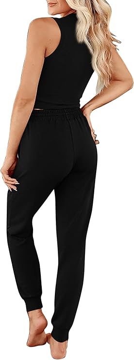 Spring Outfits: Chic 3-Piece Lounge Set for Women