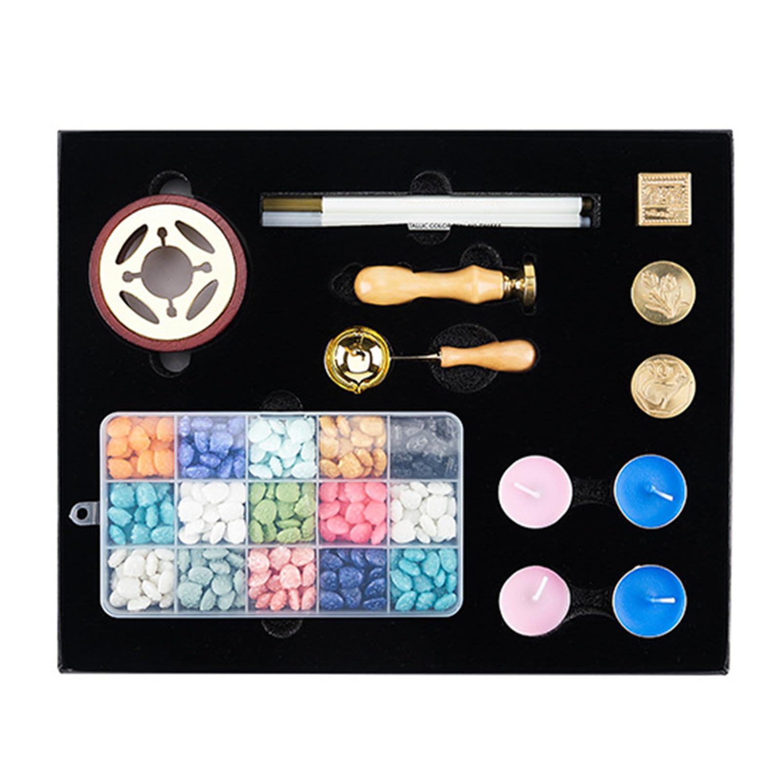 Kit de cire à cacheter pour cacheter des cires, des enveloppes de cartes d'invitation et des lettres