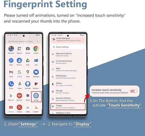 Miniatura 9 de TOCOL Paquete de 3 protectores de pantalla de vidrio templado y protector de lente de cámara de vidrio, 10 unidades militares inastillables,
