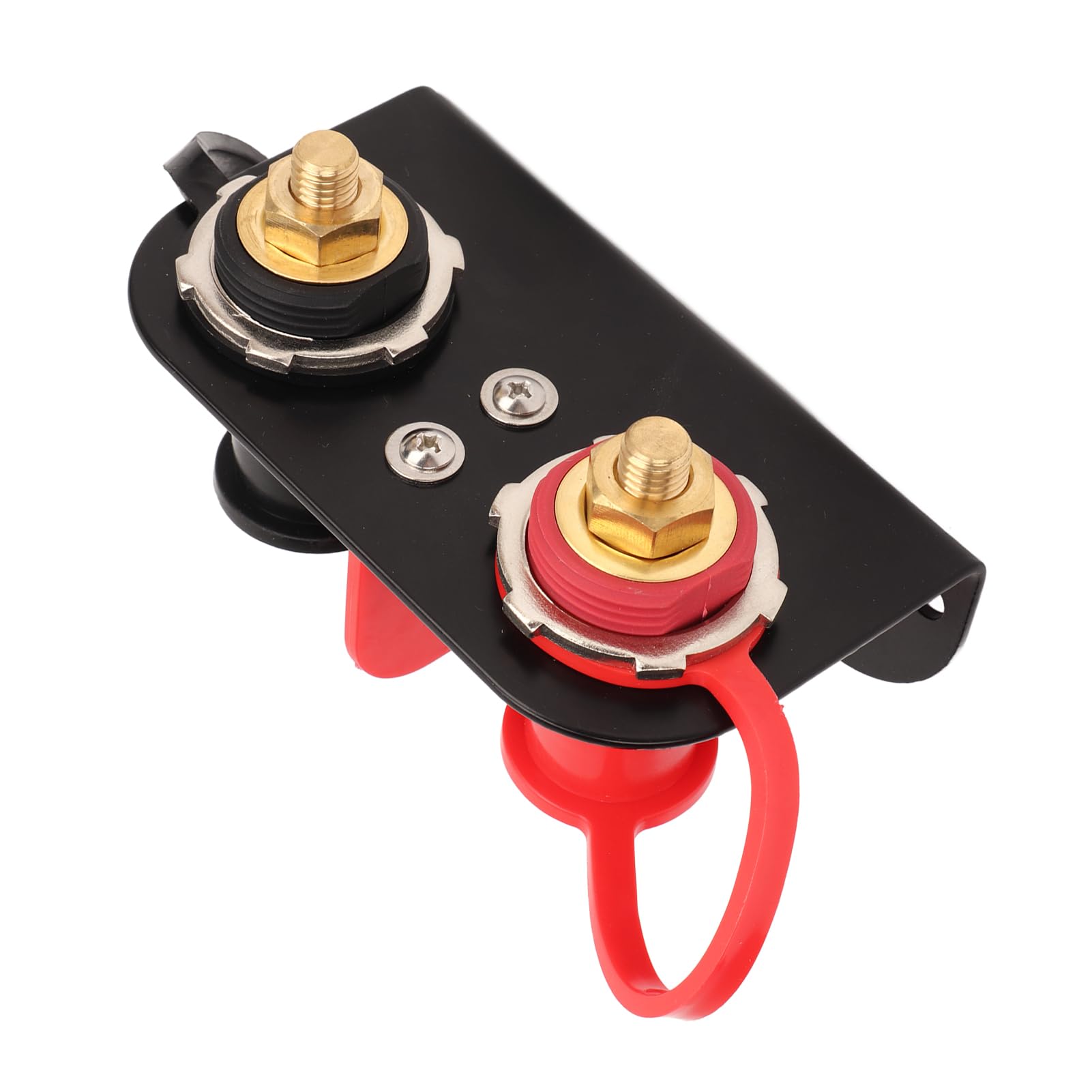Cocoarm Bornes de Batterie à Distance, Kit de Solution d'alimentation avec Languette de sécurité, Matériau de qualité Supérieure pour Divers Véhicules, Accès Facile et Couvercles étanches pour UTV,