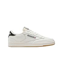 Reebok Club C 85 Vintage, Scarpe da Ginnastica Unisex-Adulto, Chalk, Black, Gum, 48.5 EU